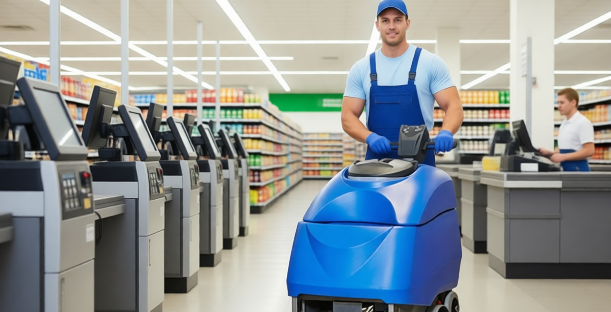 Уборка торговых помещений