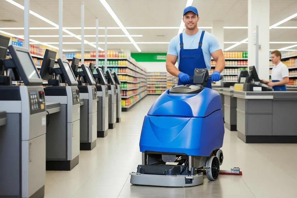 Уборка торговых помещений